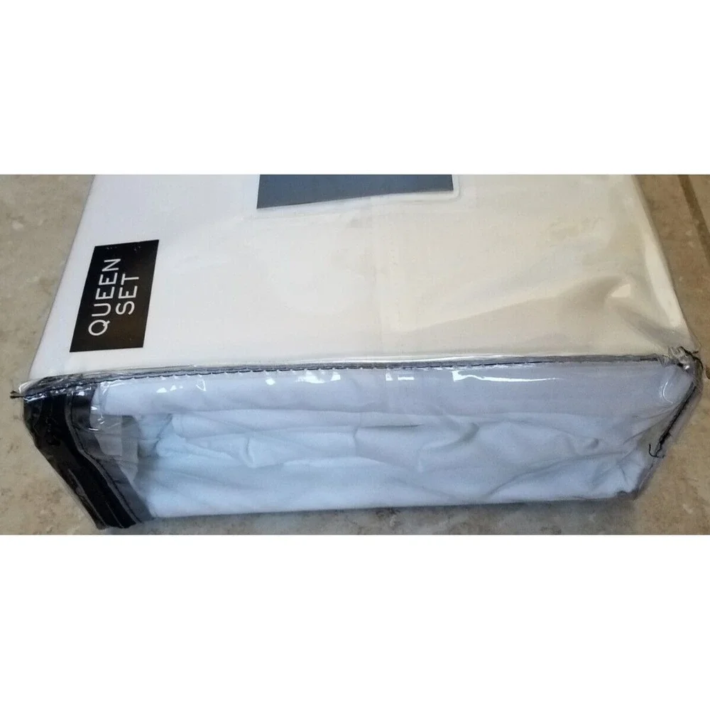 Lauren Ralph Lauren Dunham Sateen QUEEN XDP Sheet Set‎ 4pc White NEW